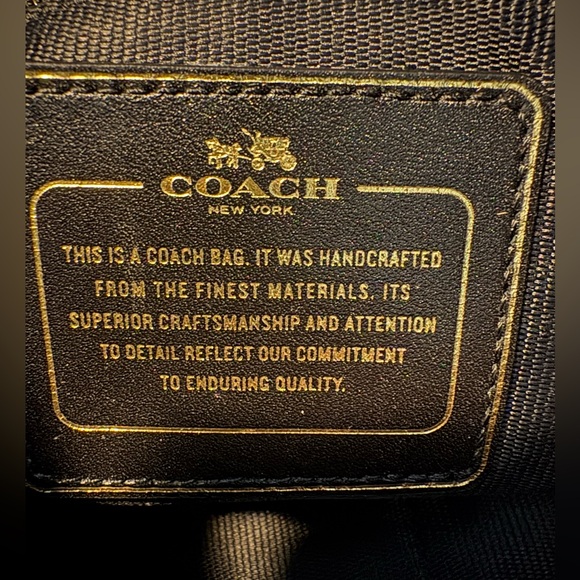 Coach Kelsey Satchel Metallic Bronze Pebbled Leather Crossbody Tote NWOT - Picture 8 of 13